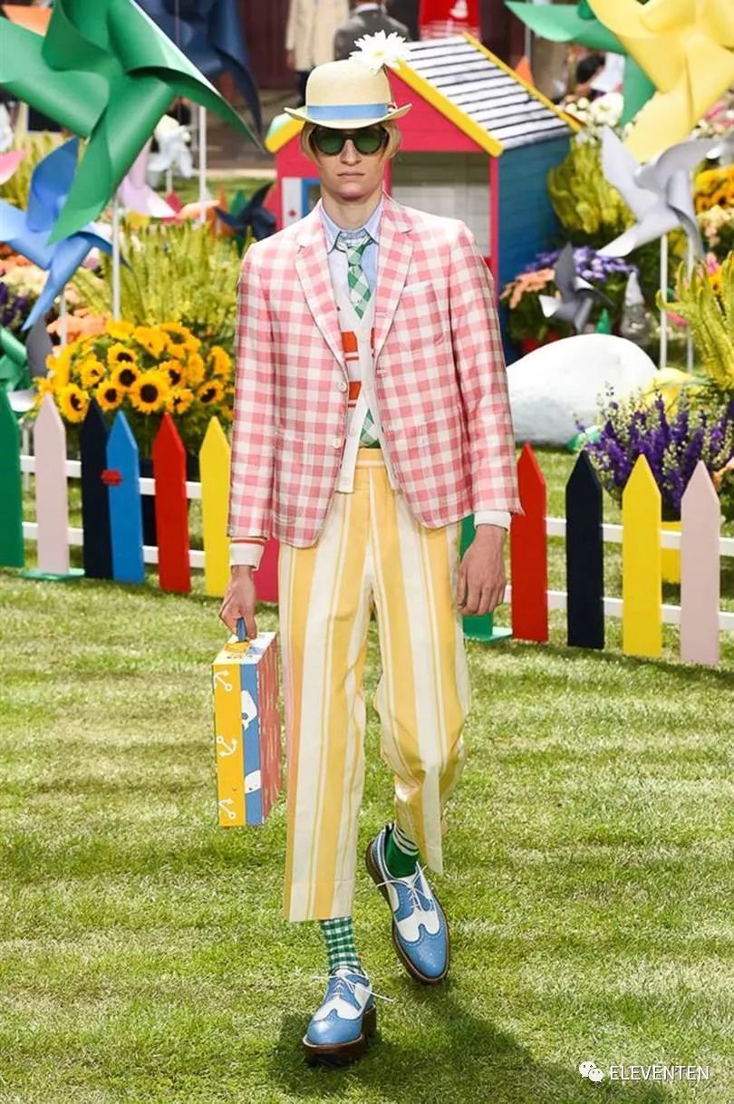 thombrowne2018男装,ThomBrowne2018春夏男装闭场造型