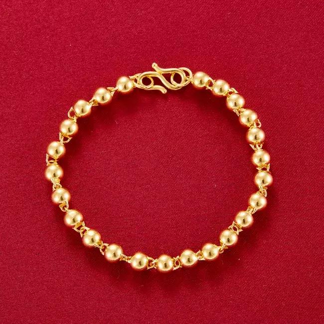 黄金手链diy样式,男士黄金手链样式