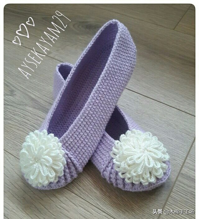 春天来了给自己添一双好鞋吧,春夏鞋子钩单鞋简单钩法