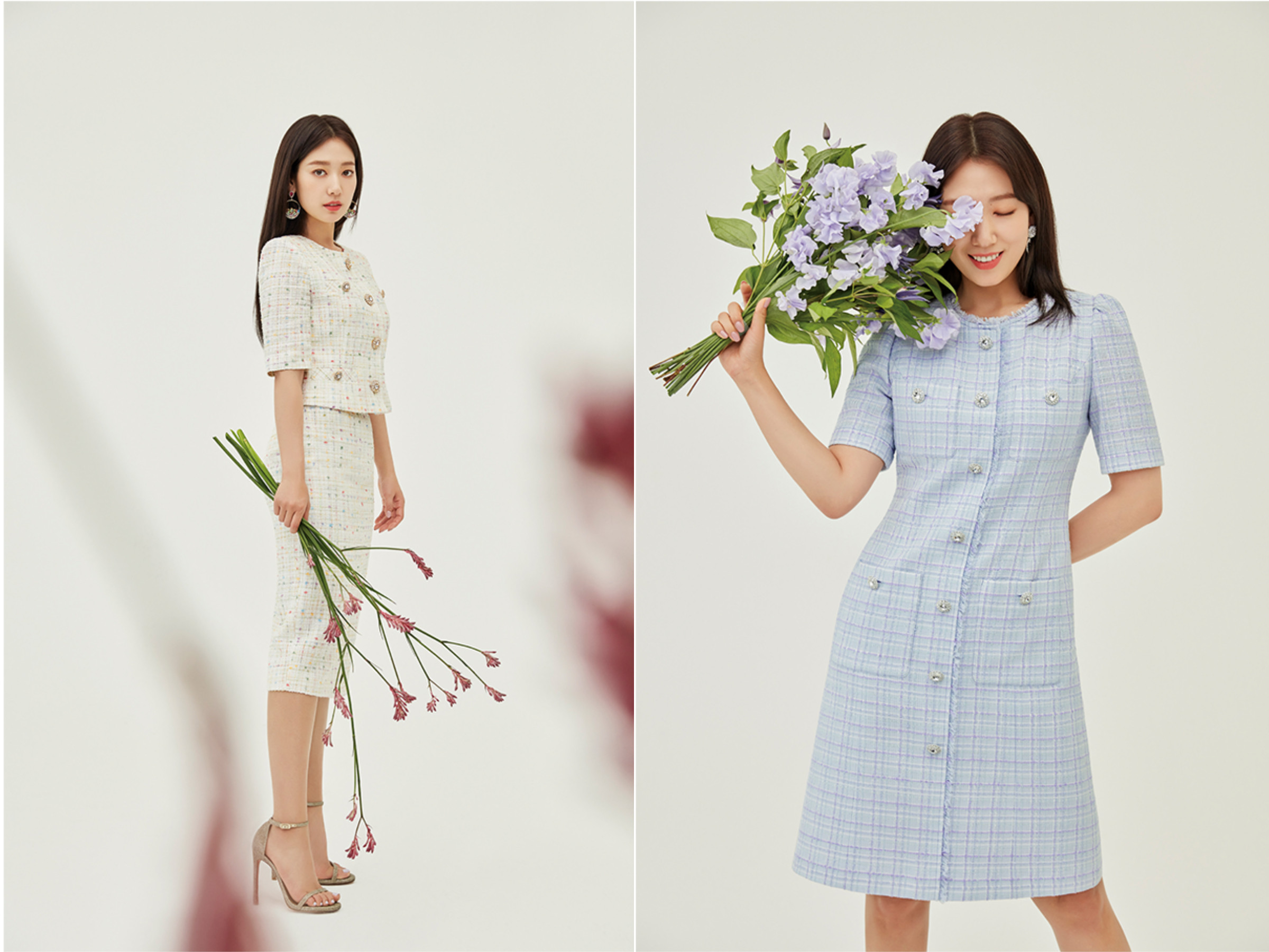 朴信惠直播服装,朴信惠ins韩服