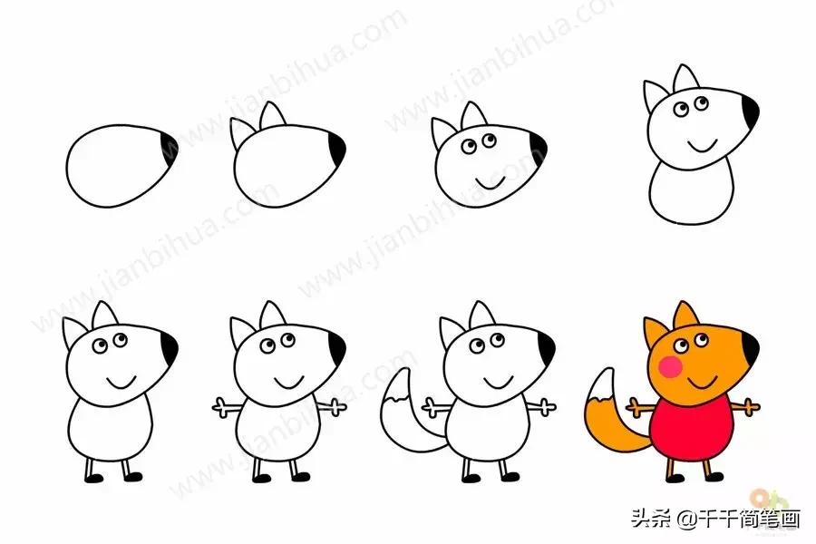 3-6岁儿童动物画入门教程,幼儿园动物画大全最简单