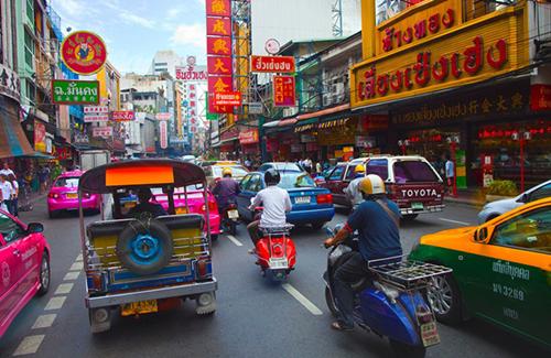 泰国旅游市场图片,泰国周末市场视频