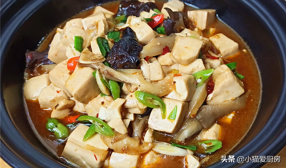 红烧肉焖豆腐泡家常做法简单,溜豆腐家常做法简单又好吃