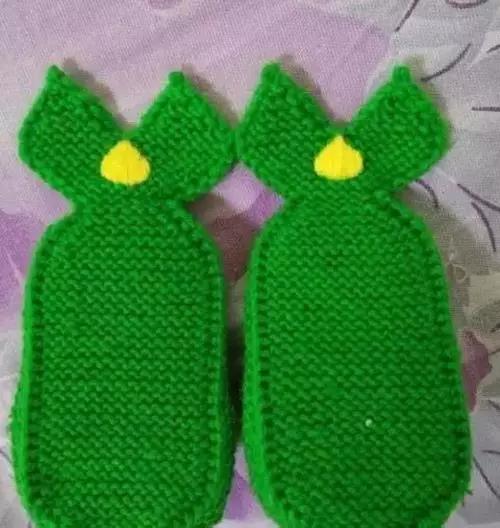 织42-43码毛线鞋全部视频教程,超萌春秋宝宝毛线鞋