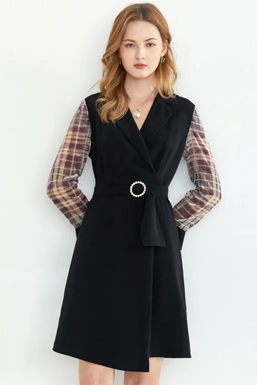 秋天必备的长袖连衣裙谁穿谁好看,秋天连衣裙6岁