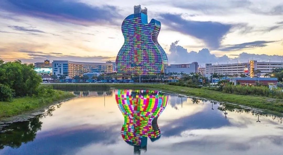 美国吉他主题酒店,全球最大吉他酒店