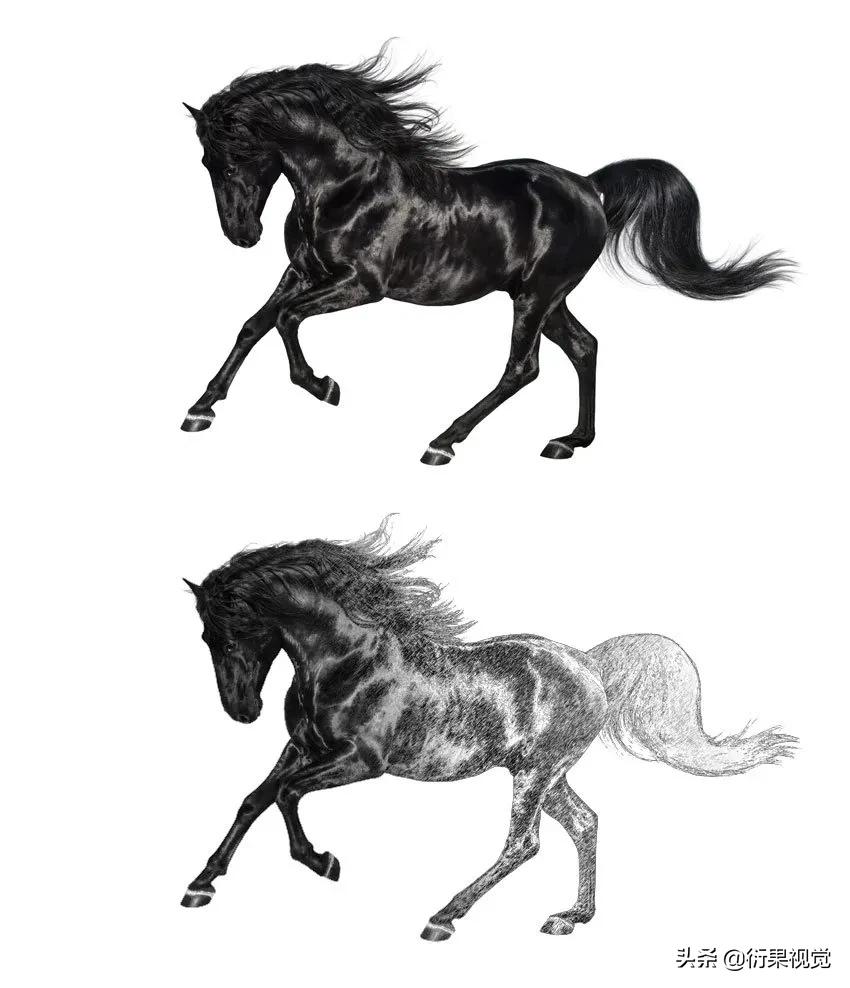 ps软件怎么制作照片,ps创意素描教程