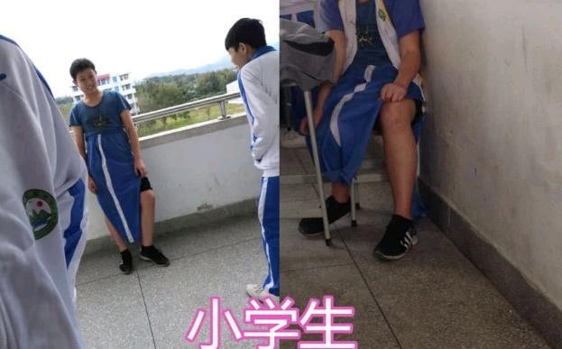 学生时代的花里胡哨之爆改校服,学生把校服改成汉服