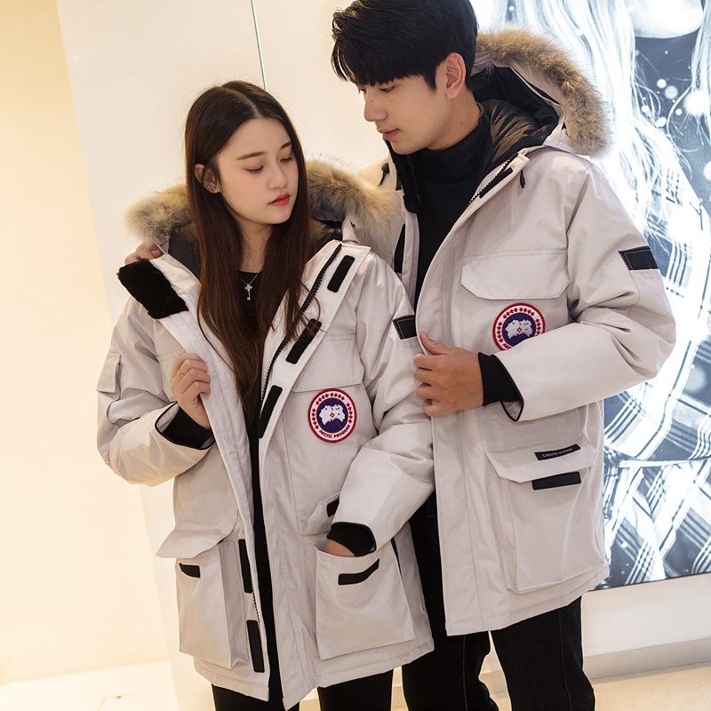 加拿大大鹅正品羽绒服远征款女中长款加厚保暖外套男