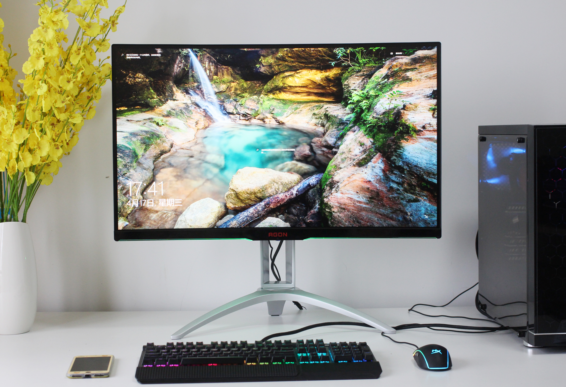 agon爱攻2k144hz电竞曲面显示器,爱攻agon显示器评测