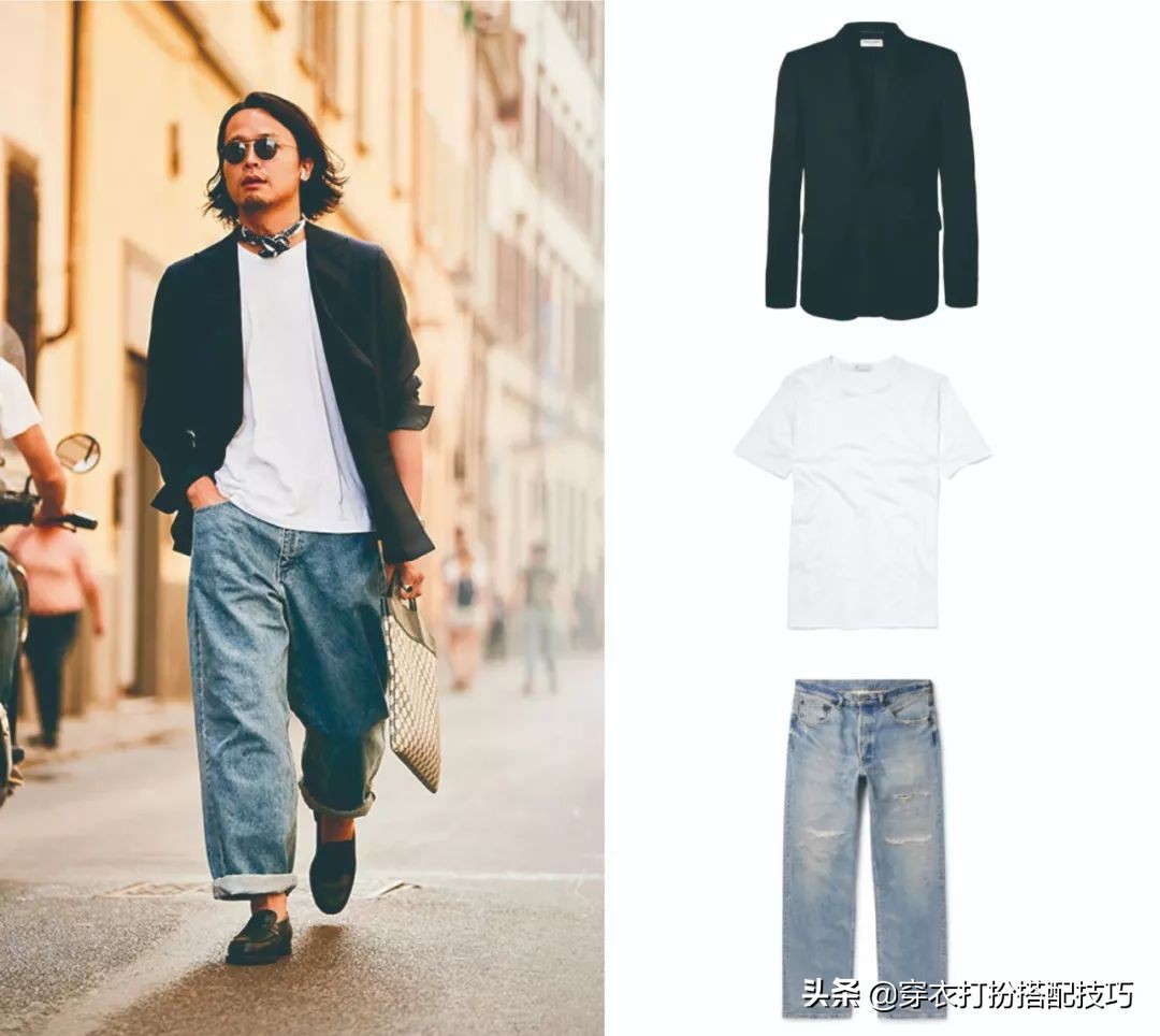 别人穿白T很时髦，自己穿起来却像睡衣，问题都出现在哪里？