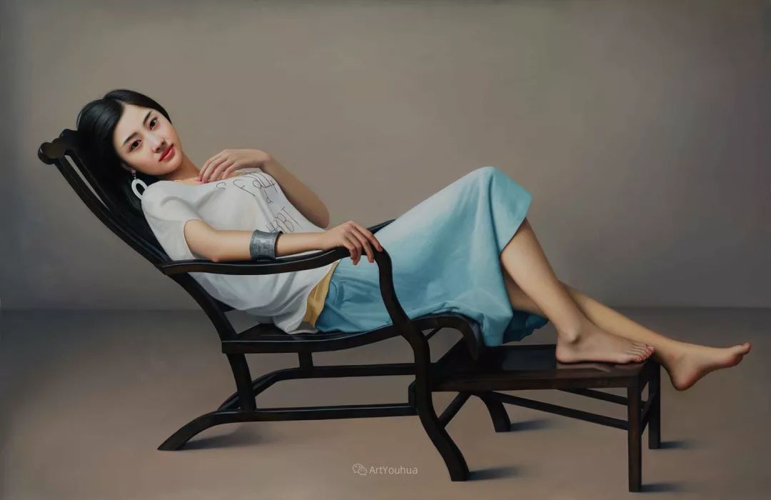 中国写意油画双年展高清作品集,国韵经典油画第五届