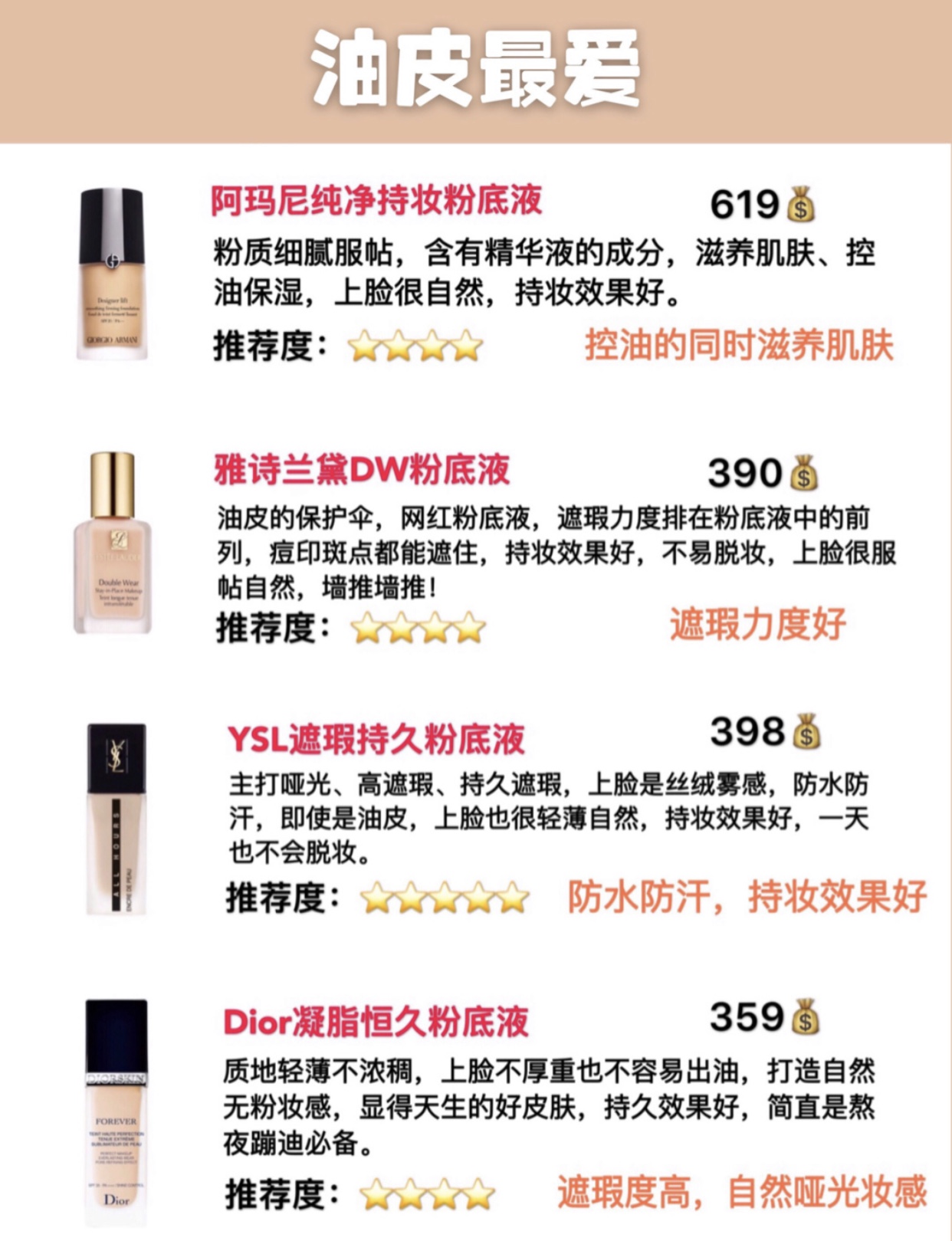 大牌平价粉底液对比,大牌护肤品的平价替代品粉底液