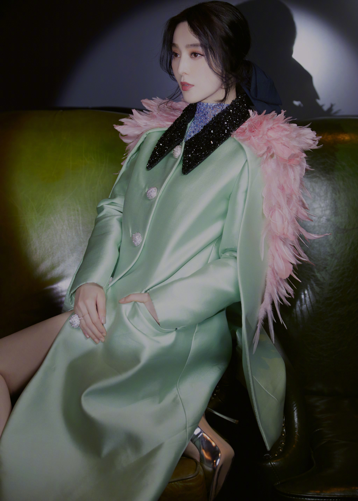 范冰冰香港同款风衣,范冰冰穿的风衣韩版