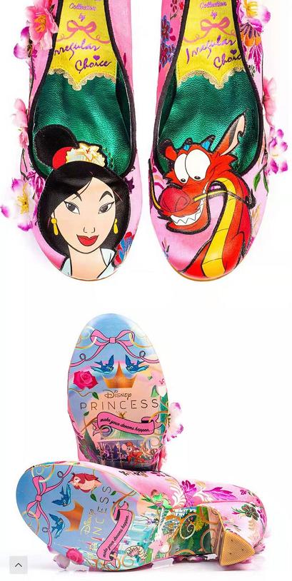 迪士尼高跟鞋花木兰,迪士尼公主专属穿的高跟鞋