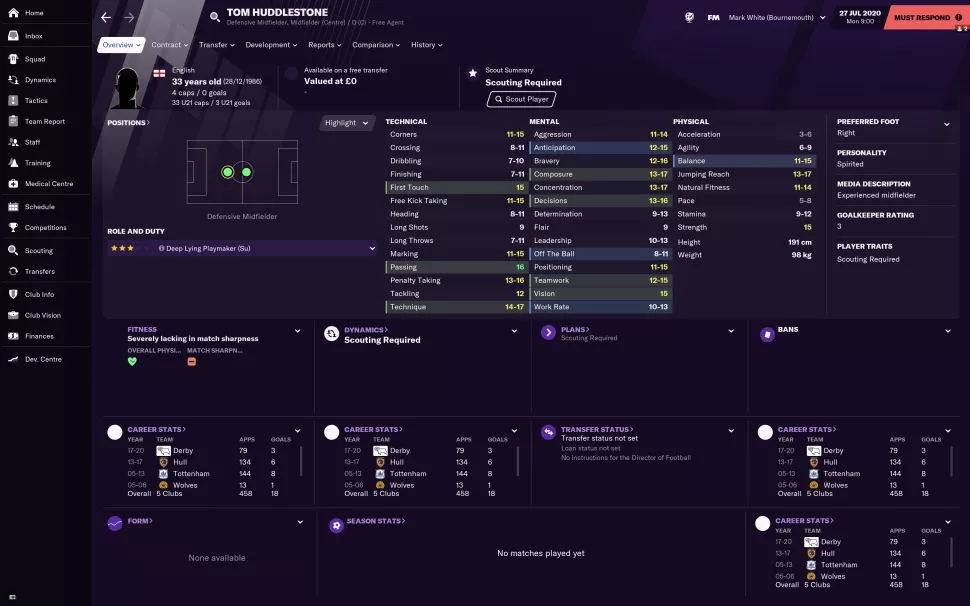 fm2021开档必签球员推荐,fm2021开档必签年轻妖人