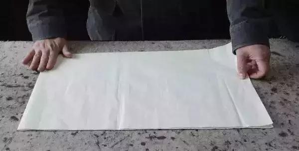 书法对联折纸方法图解,四个字书法折纸方法