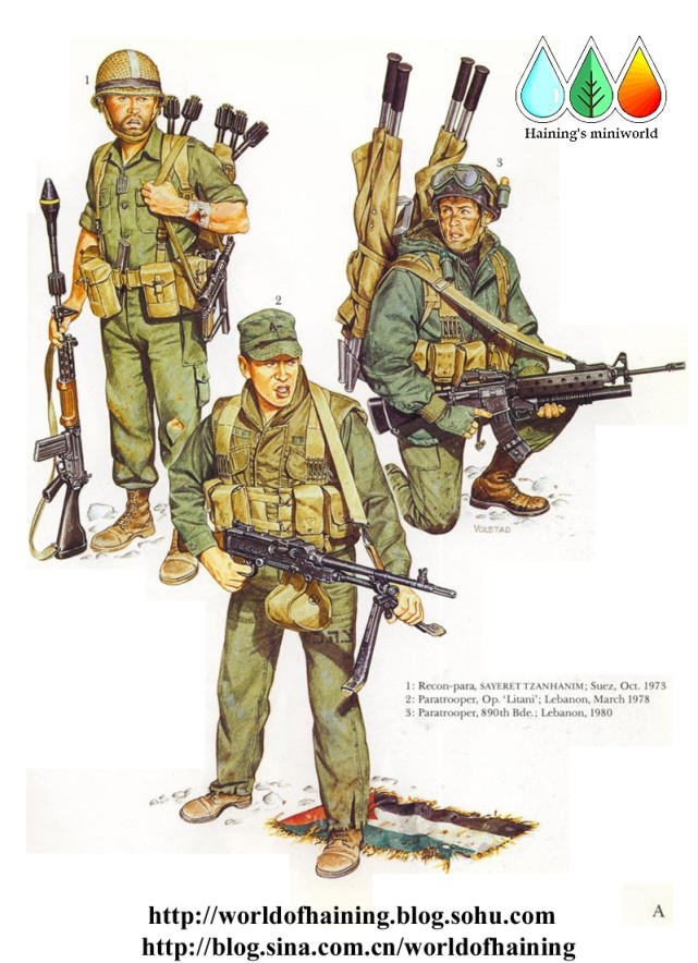 七八十年代以色列军装,以色列军队单兵装备