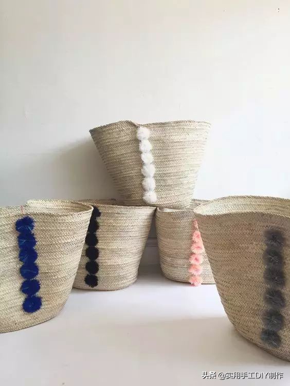 手工用绳子编织篮子简单又好看,怎样手工编篮子