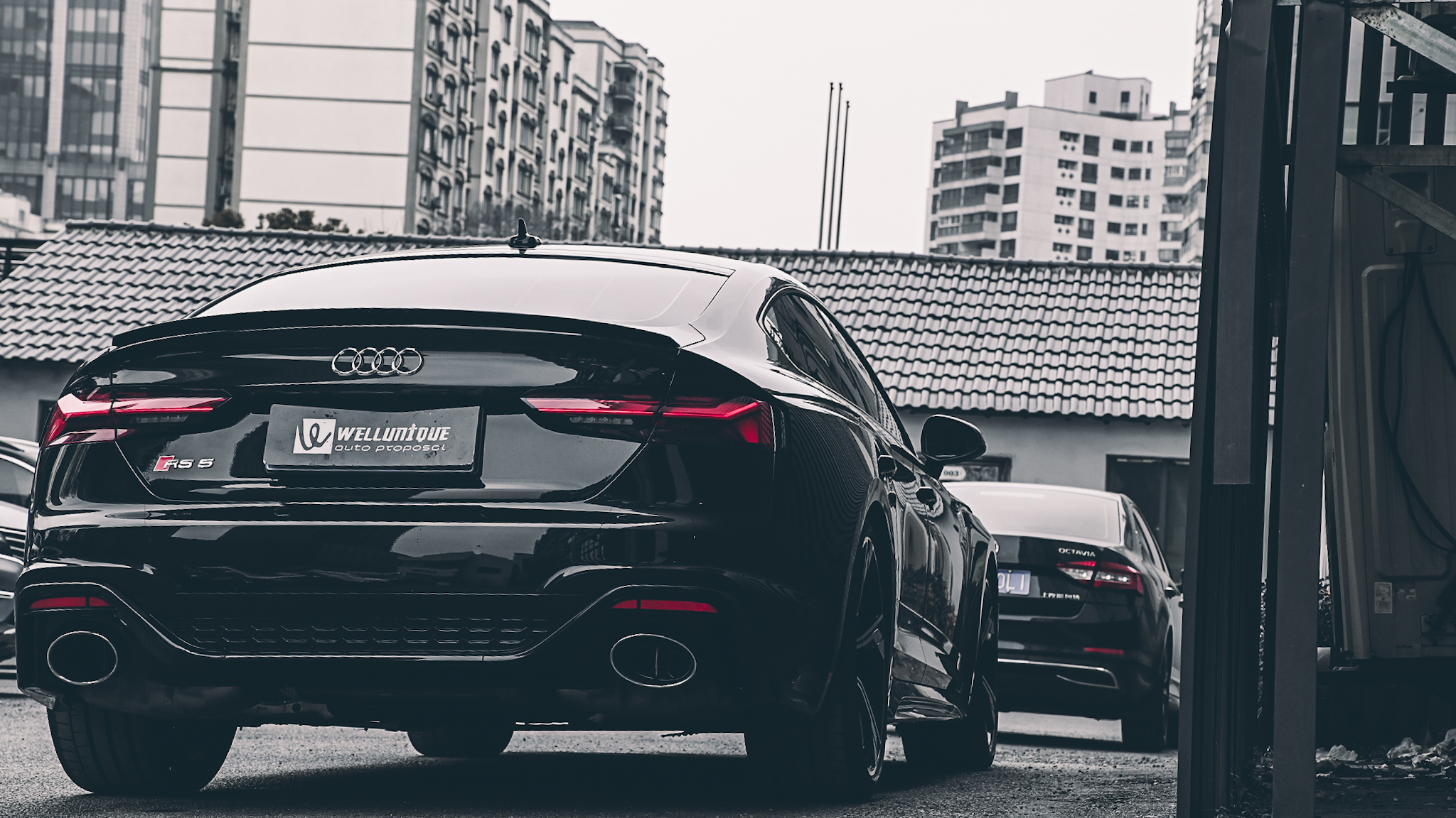 苏州无二汽车贴膜丨奥迪RS5贴威固隐形车衣