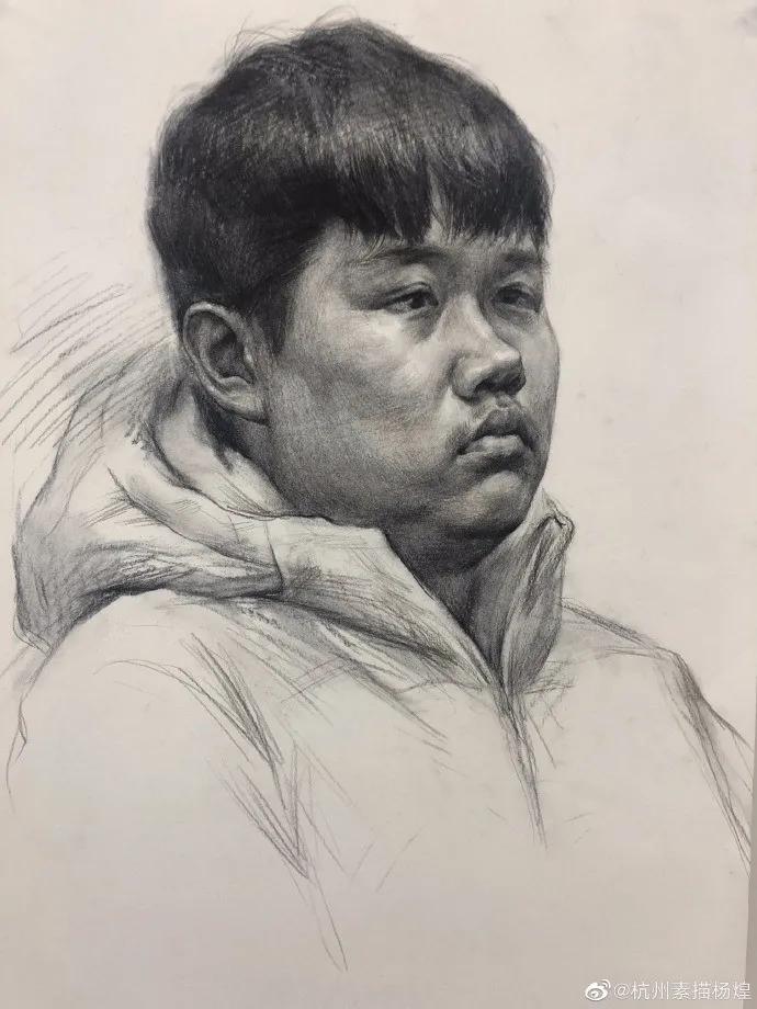 他笔下的女子油画细腻唯美,古典美女画唯美古风素描