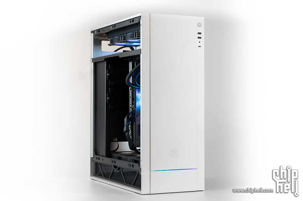 银欣altag1m机箱温度,银欣h1垂直风道机箱