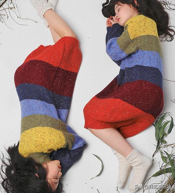 韩版宽松针织毛衣2017,最新款女士韩版手织毛衣18-21岁穿