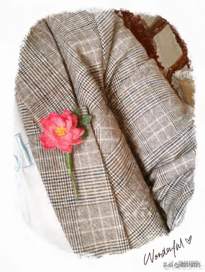 毛线编织刺绣发夹饰品教程,精美编织手工艺品