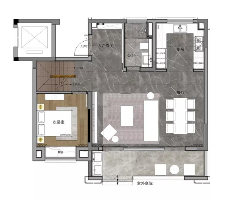 Casamica▎250㎡简洁叠墅，现代轻简，格调空间