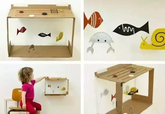 纸壳创意小手工,幼儿园手工制作简单易学纸壳