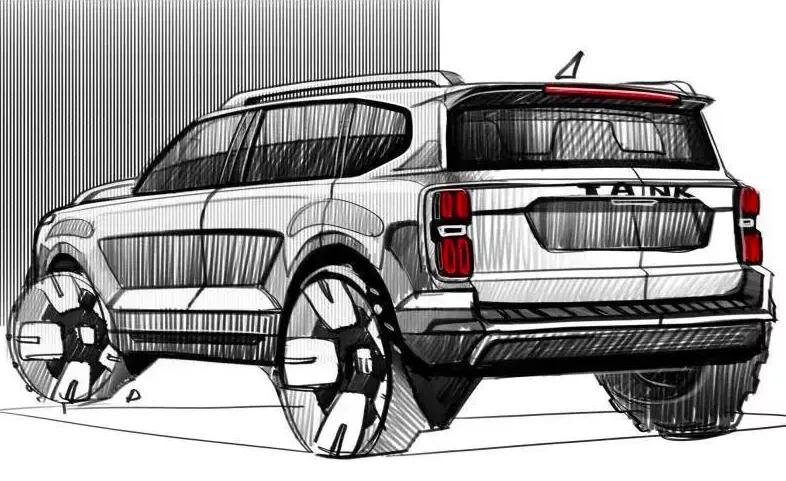 长城首台v6,长城全新坦克平台车