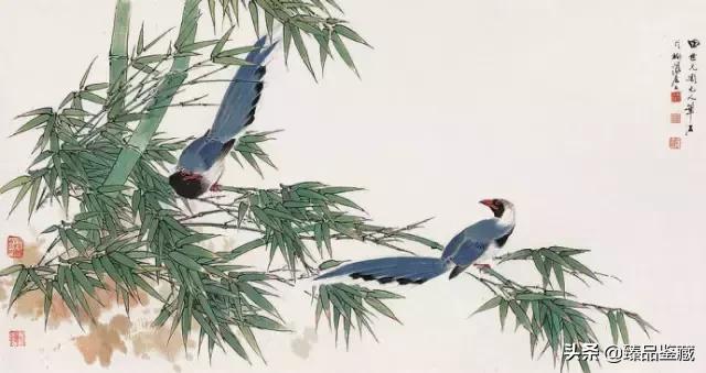 工笔大师田世光,工笔画大师田世光画孔雀好美