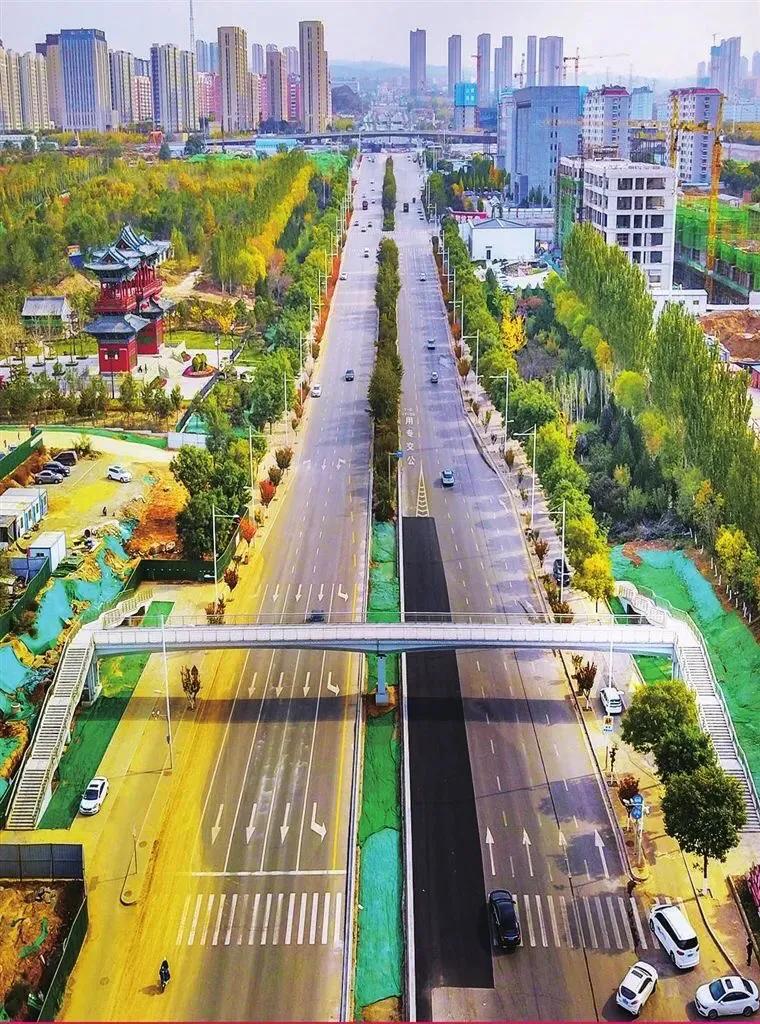 太原市十座人行天桥,太原滨河路过街天桥