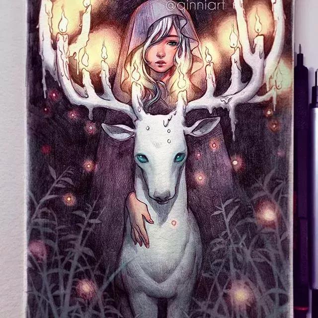 一个经历三次心脏手术，却依旧坚强，用水彩把伤痛化作星辰的女孩