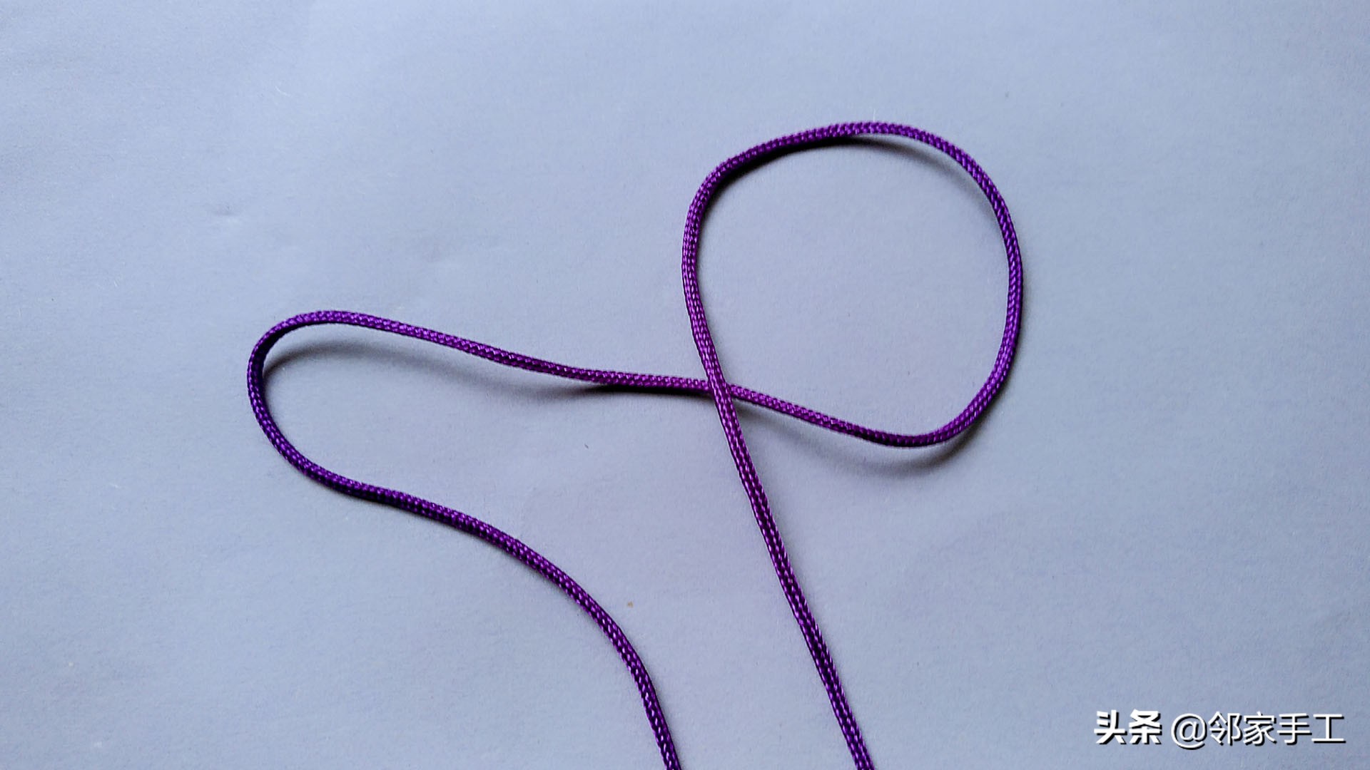 六股线如意结手链完整编法,如意结手链编织教程完整简单
