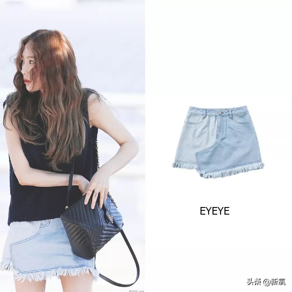 泰妍奚梦瑶,158和178情侣穿搭