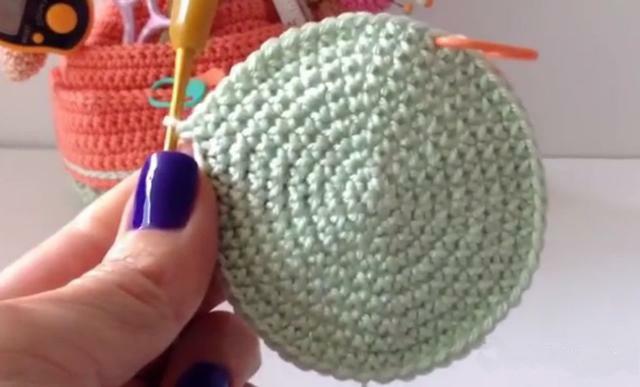 钩针多功能收纳,手工钩针小物件收纳