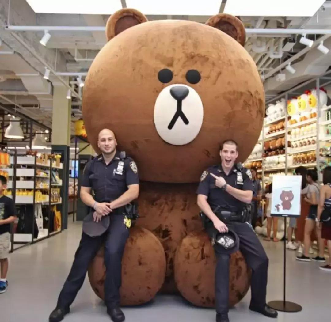 linefriends布朗熊可妮兔公仔,布朗熊linefriends