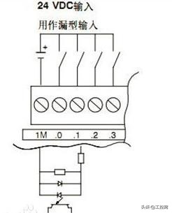 施耐德plc的源型和漏型,plc源型和漏型输入接线图