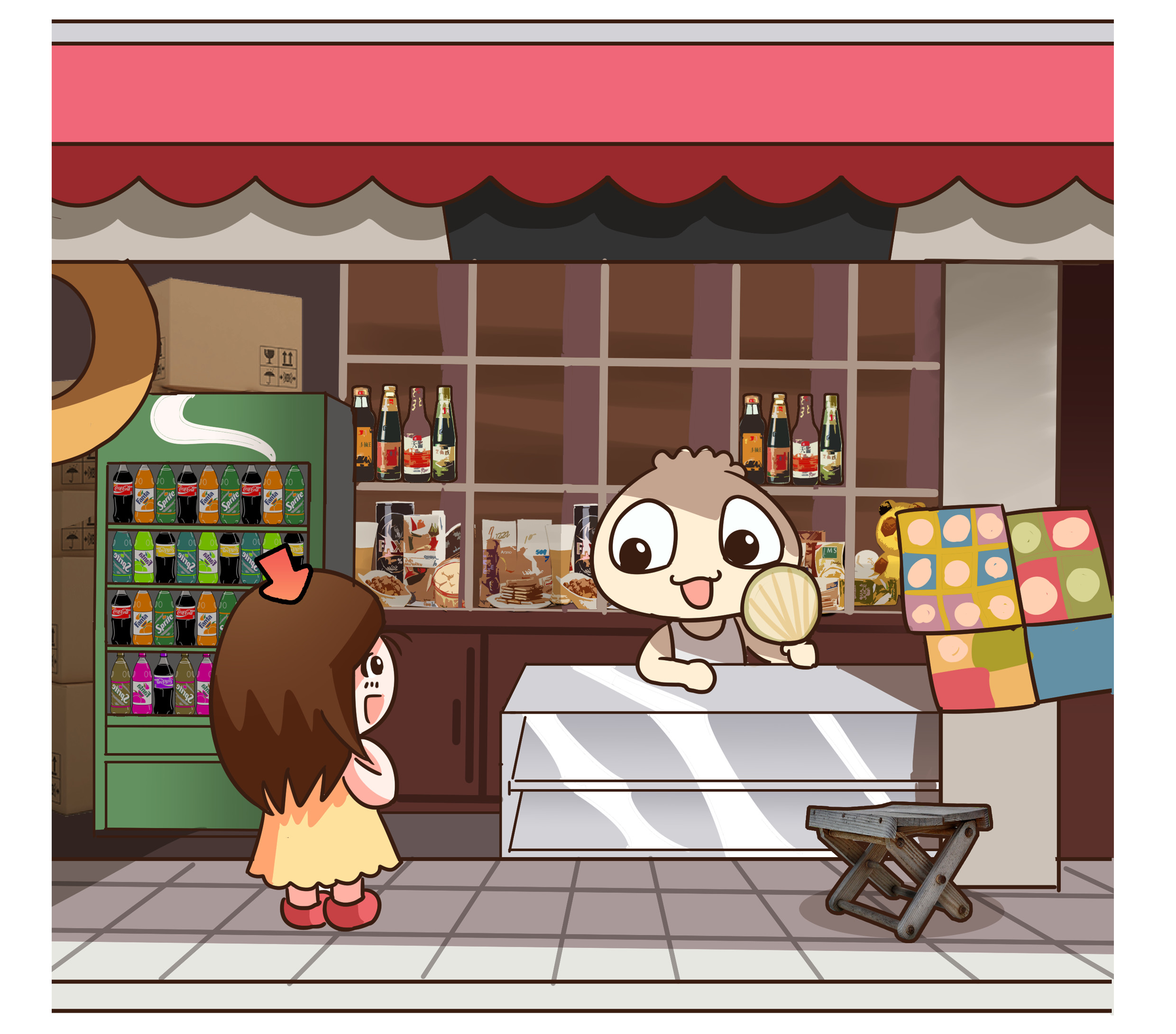 童年里几毛钱一根的老冰棍，藏着一辈子忘不掉的快乐（菲李漫画）