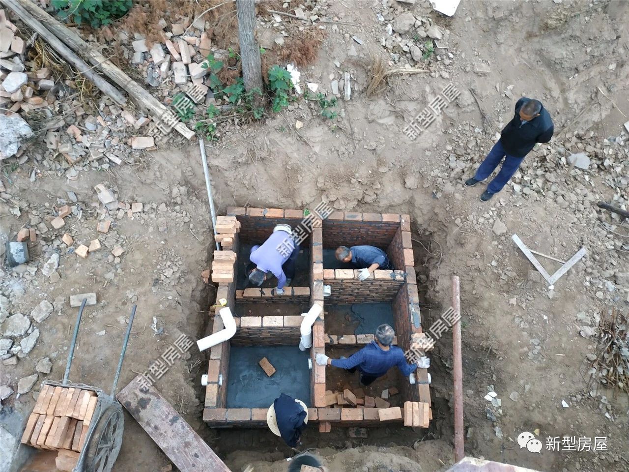 农村建房化粪池堵塞怎么处理,农村盖房没下水道怎么办