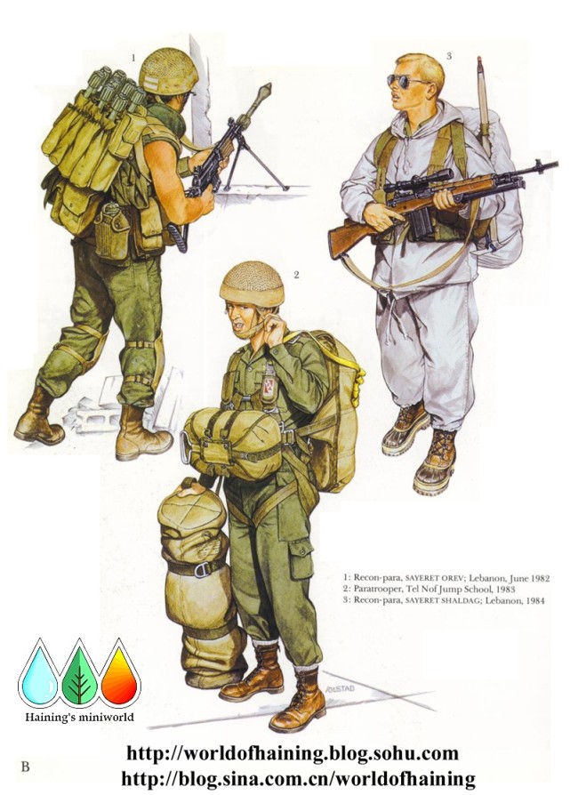 七八十年代以色列军装,以色列军队单兵装备