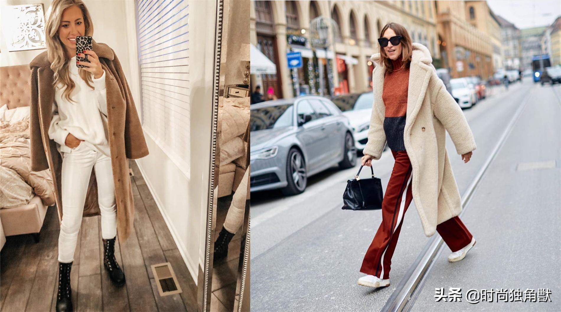 冬季温暖毛绒穿搭既少女又软萌,让秋冬内搭也穿出时髦感