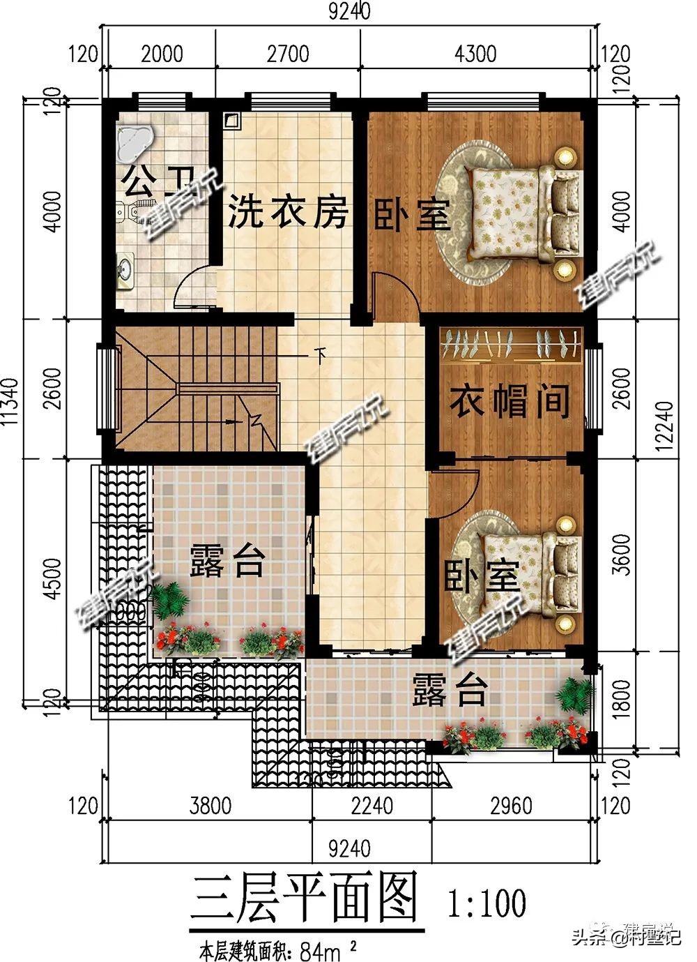 最适合农村三层平顶别墅,10套适合农村自建小别墅