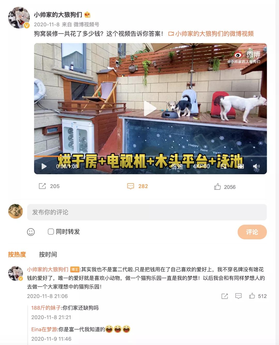 花三年建宠物乐园,花20万给狗打造乐园