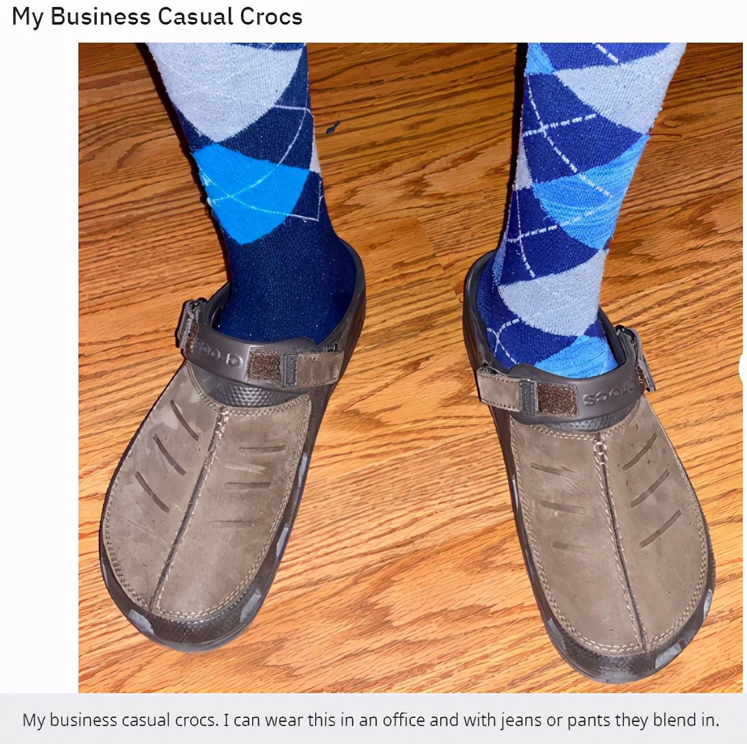 大哥最爱的洞洞鞋,女孩怎么抢着穿?