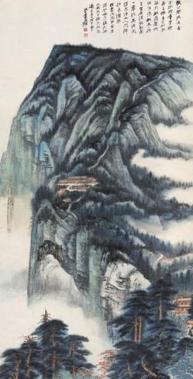 张大千经典十幅,张大千100幅经典作品