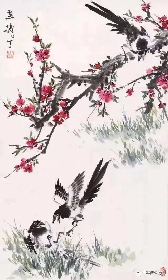 王雪涛画戴胜鸟,王雪涛画的小鸟图片