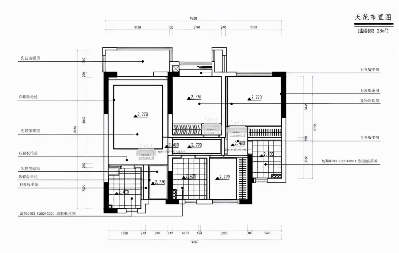 如何看懂装修图纸线条灯带,怎样看懂店铺装修图纸