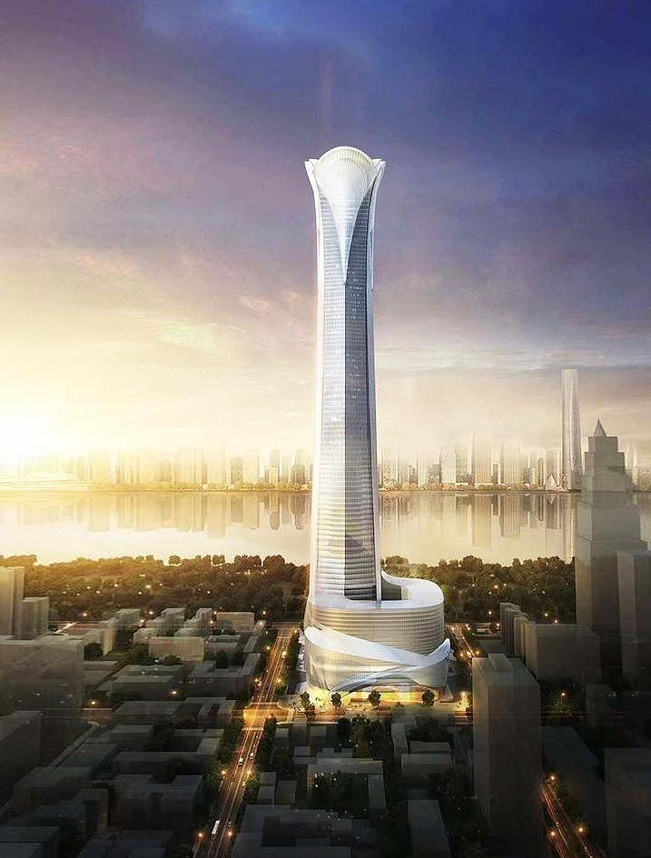 武汉400摩天高楼集合,武汉900米的高楼大厦
